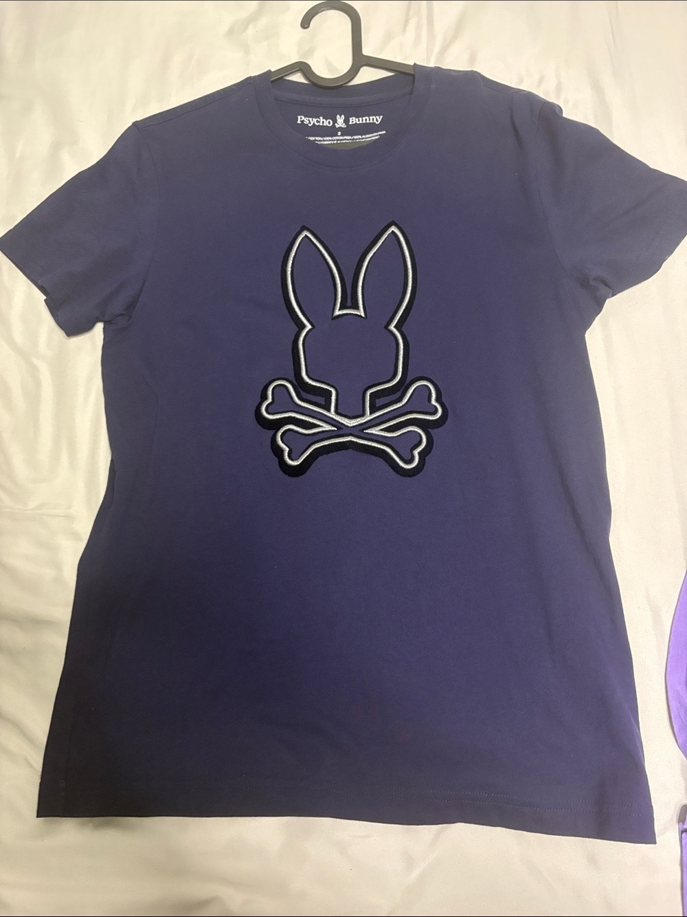 Navy blue psycho bunny t-shirt size 3 men (small)